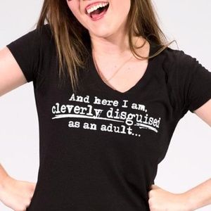 Graphic Tee V-neck women's shirt